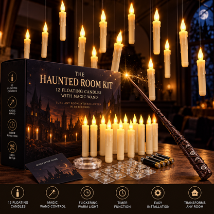 IGNIO Magic Wand + 12 Candles Set